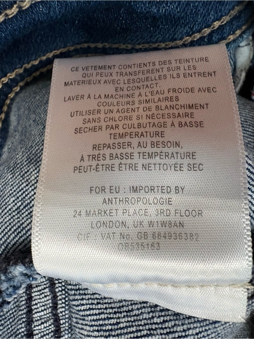 Pilcro Anthropologie Pocket High-Rise Flare Jeans 27 Zipper Retro Vintage Boho - Picture 12 of 12